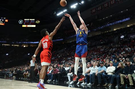 denver nuggets vs blazers.
